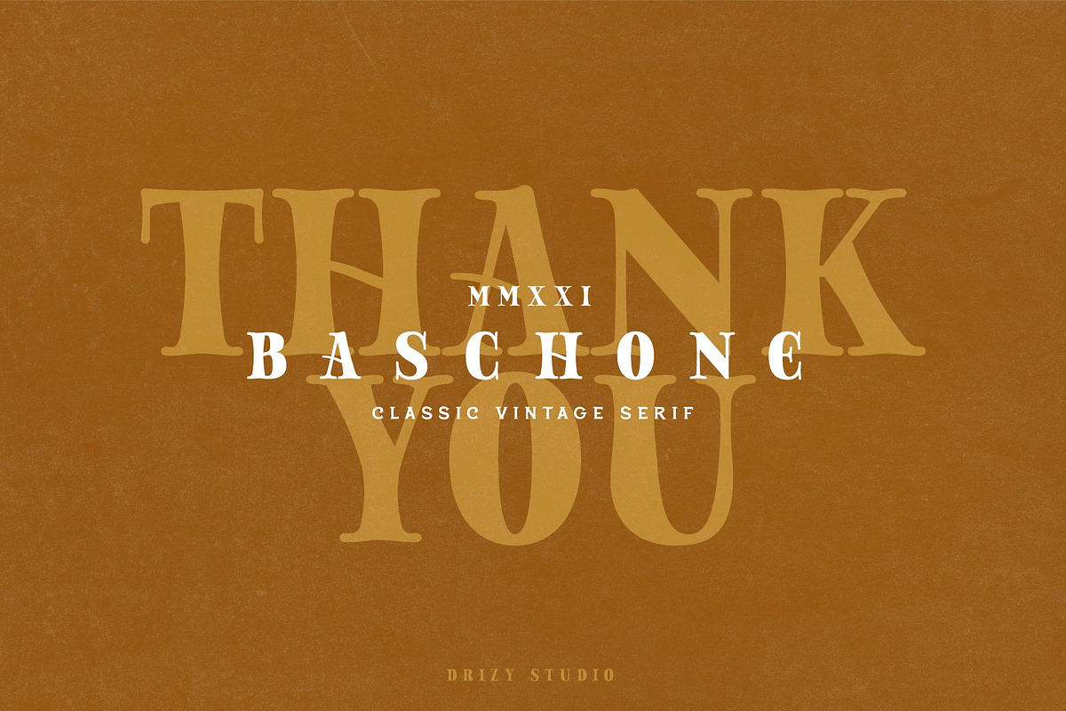 Baschone, a Serif Font by Drizy (Photo 9 of 9)
