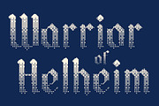 CS Salient Halfpixel, a Blackletter Font by Craft Supply Co. (Thumbnail 4 of 8)