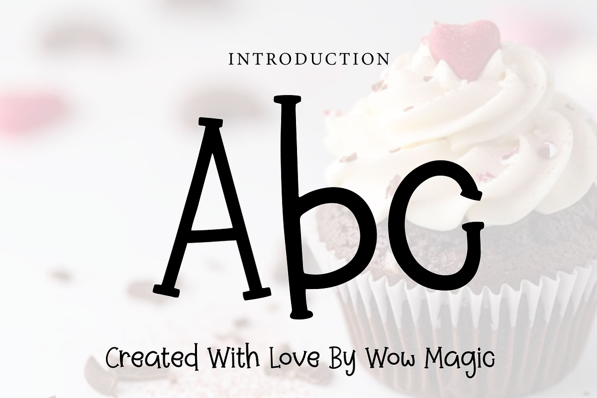 Sweet Cupcake, a Handwritten Font by Wow Magic (Photo 2 of 3)