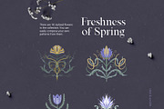 Spring floral pattern collection, a Pattern Graphic by Colden Blue (Thumbnail 3 of 13)