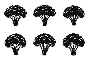 Broccoli Florets Vegetable Graphics, an Object Graphic by Billah Hub