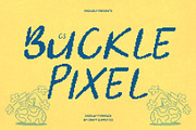 CS Buckle Pixel, a Handwritten Font by Craft Supply Co. (Thumbnail 1 of 8)