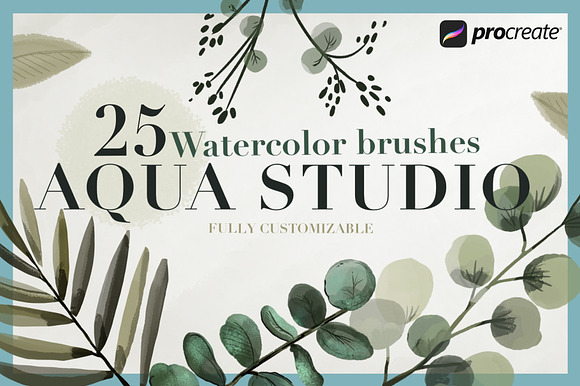 Aqua Studio Watercolor brushes preview 5