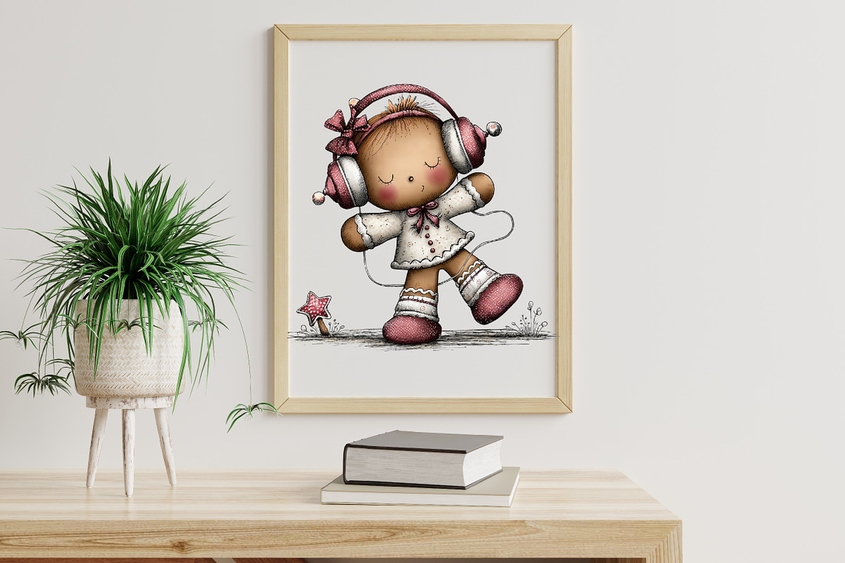 Quirky Christmas Clipart, an Illustration by Libby Wishes (Photo 5 of 8)