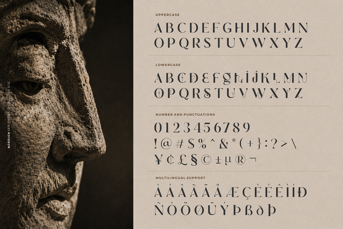 Nordigh - Serif Display Font, a Serif Font by figuree studio (Photo 5 of 10)
