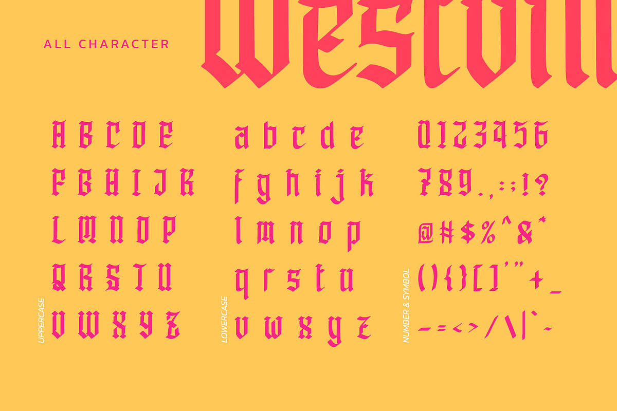 Westville, a Blackletter Font by Vintage Division (Photo 9 of 10)