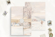Winter Printable Vellum Jacket, an Invitation Template by SilverJoyAtelier (Thumbnail 1 of 3)