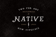 40% Off - Native + Instapress, a Handwritten Font by Hustle Supply Co. (Thumbnail 1 of 5)