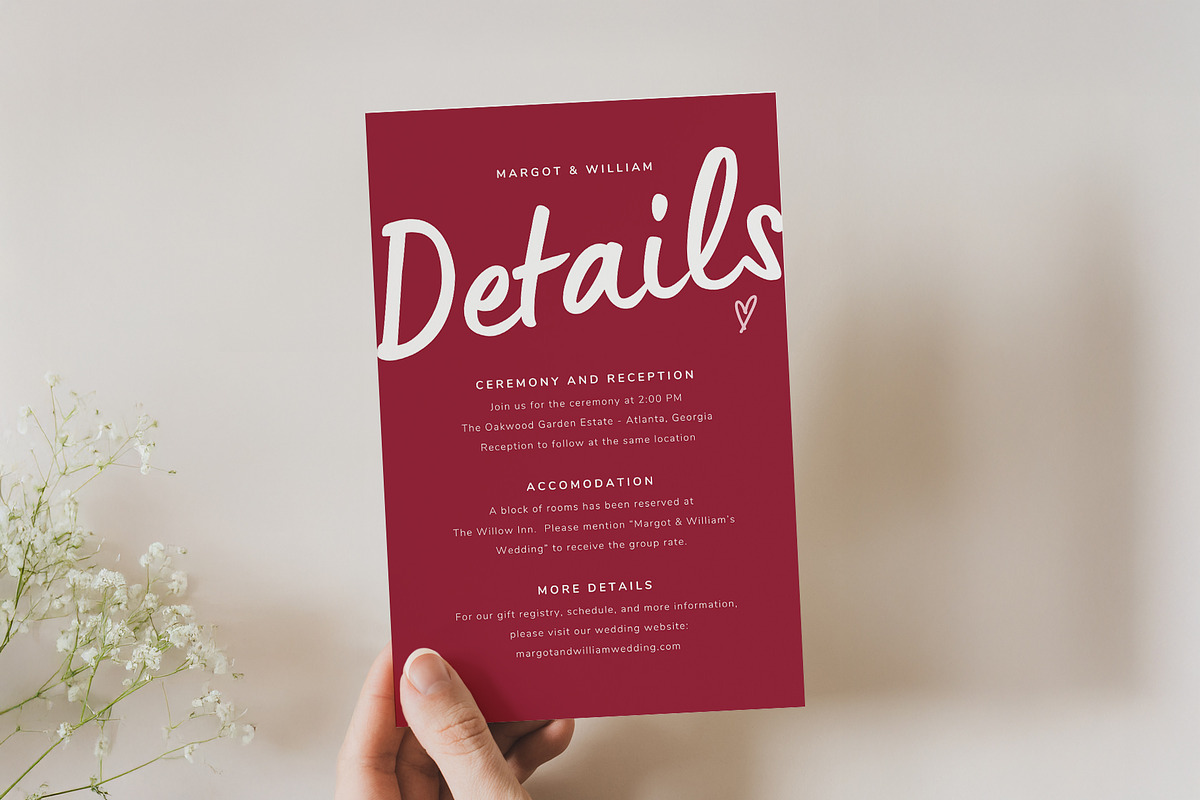 Wedding Stationery Bundle Pink preview 4
