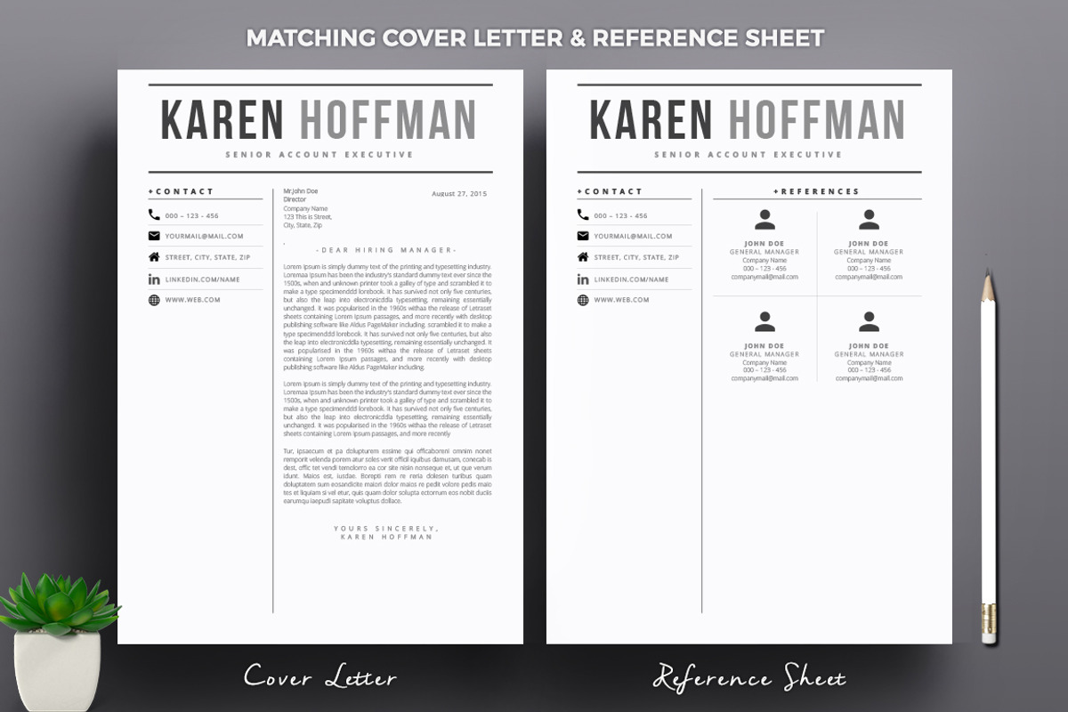 Modern Resume Template, a Resume Template by A1RESUME (Photo 4 of 6)