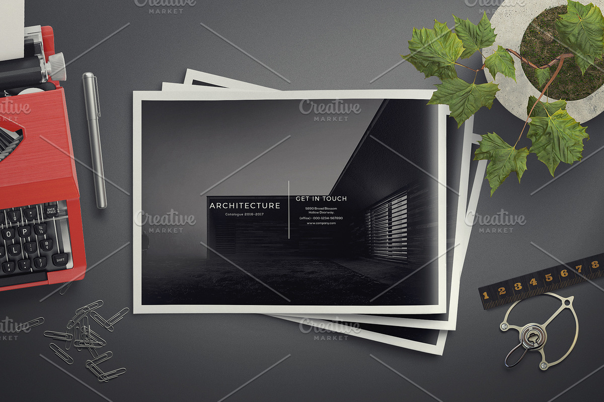 Architecture Landscape Brochure, a Brochure Template by ShapShapy (Photo 17 of 18)