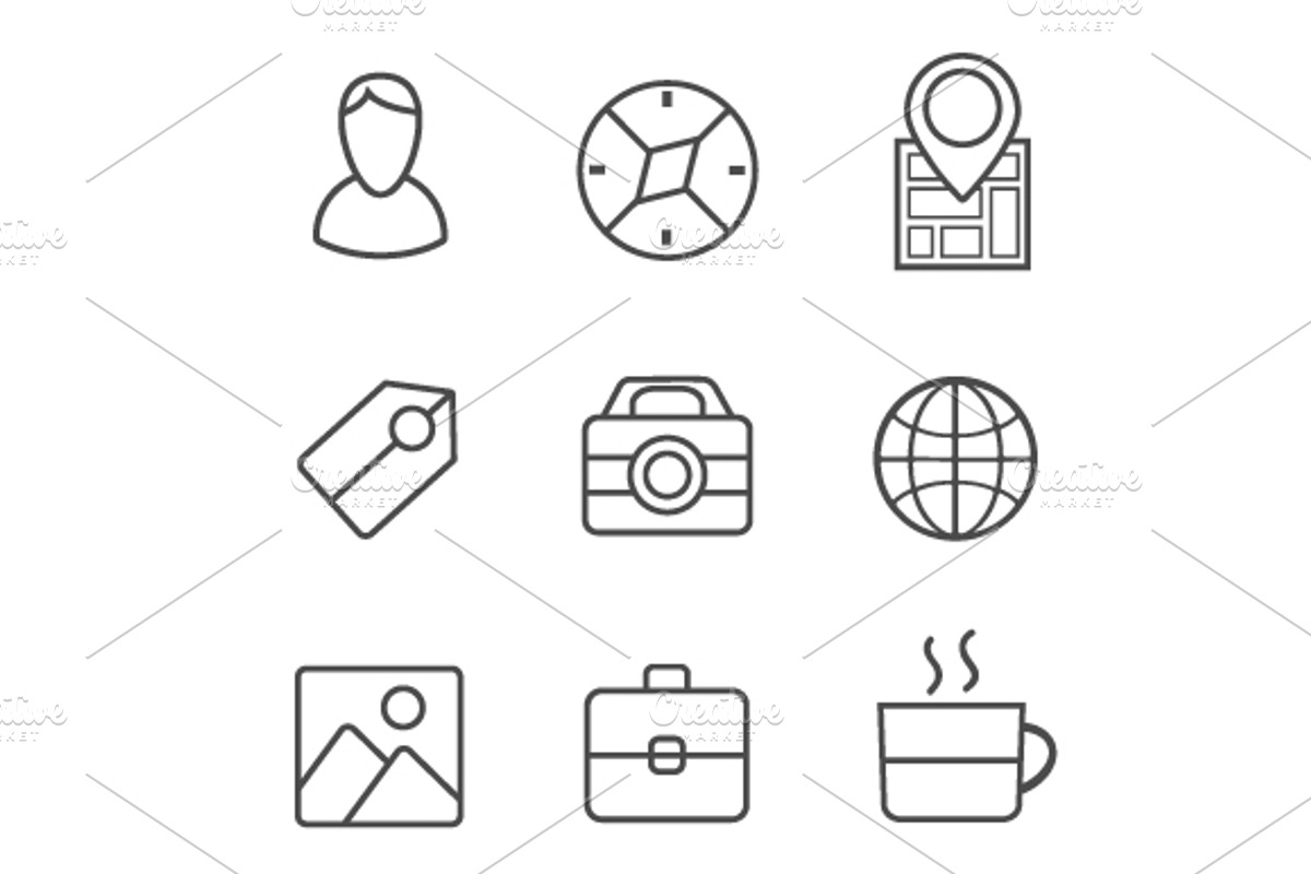 Set icons flat, an Icon by AlexZeL (Photo 2 of 5)