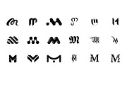 18 M Letter Logos - Vector & Mock-Up, a Branding & Logo Template by Multiple (Thumbnail 3 of 5)