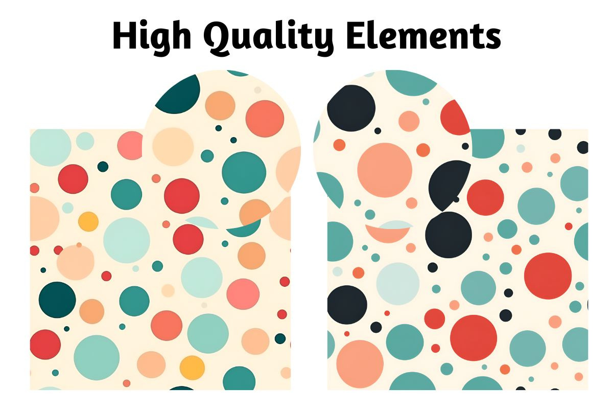 Retro Polka Dots Pattern Digital, a Pattern Graphic by Gloria Designed It (Photo 4 of 4)