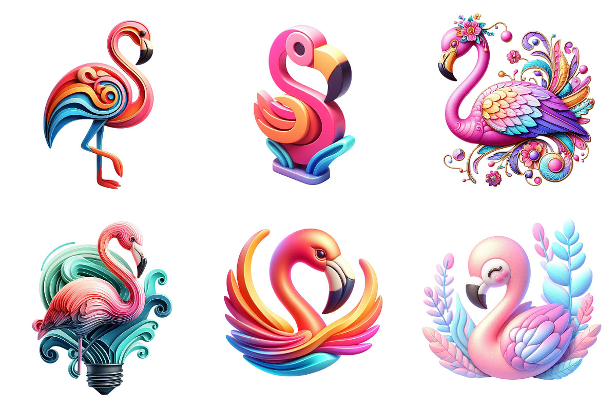 Watercolor Flamingo Sublimation, a Graphic by CitraGraphics (Photo 3 of 3)