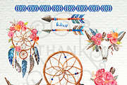 Watercolour boho dream collection, a Decorative Illustration by DigitalDream (Thumbnail 2 of 5)