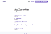 Slash, a HTML Template by Opeyemi O. (Thumbnail 1 of 2)