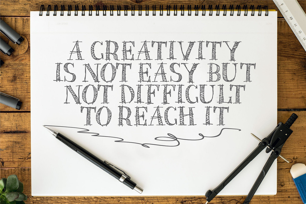 Rodgez - Slab Serif Handwritten, a Slab Serif Font by nIznaztype (Photo 2 of 6)