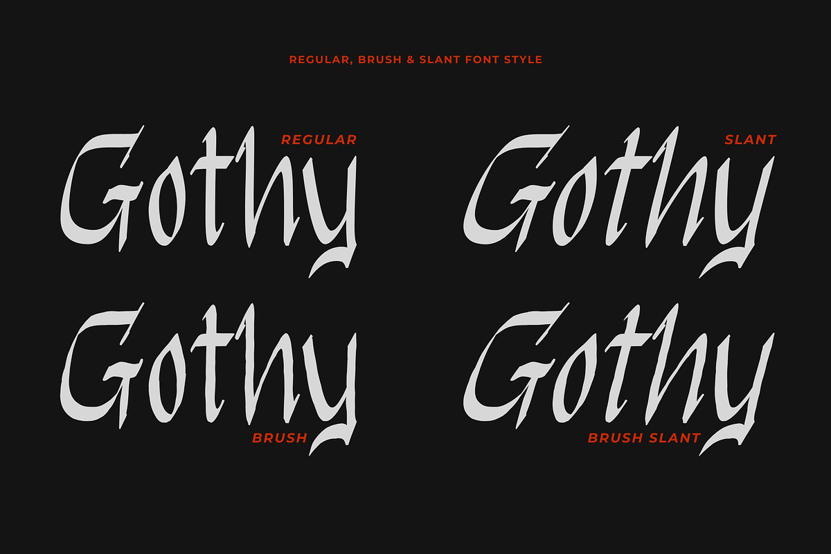 Gothy Black, a Blackletter Font by rudiSasori (Photo 13 of 13)