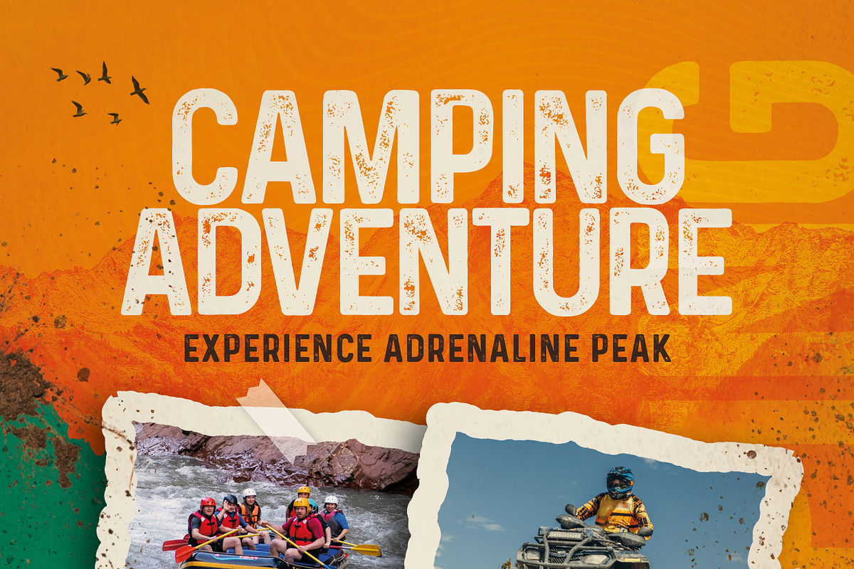 Camping Adventure Flyer Templates, a Flyer Template by grafilker (Photo 2 of 2)