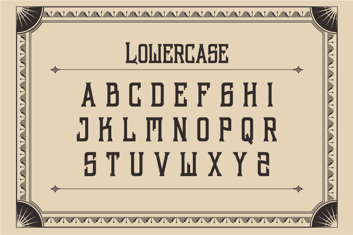 Sinara Font preview 3