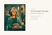 Neurodivergent Teen Illustrations, a Person Illustration by LanternkinStudio (Thumbnail 11 of 13)