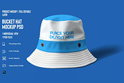 Bucket Hat Mockup, a Hat Mockup by Se٧enStudio (Thumbnail 1 of 2)