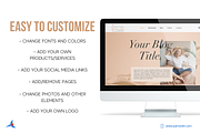 Lifestyle Blog Website for Wix, a Landing Page Template by Parrot Designs (Thumbnail 4 of 4)