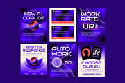 AI Instagram Template, a Social Media Template by graphicook (Thumbnail 2 of 3)
