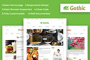 Gothic-Recipe & Food – HTML Template, a HTML Template by CreativeGigs (Thumbnail 1 of 6)
