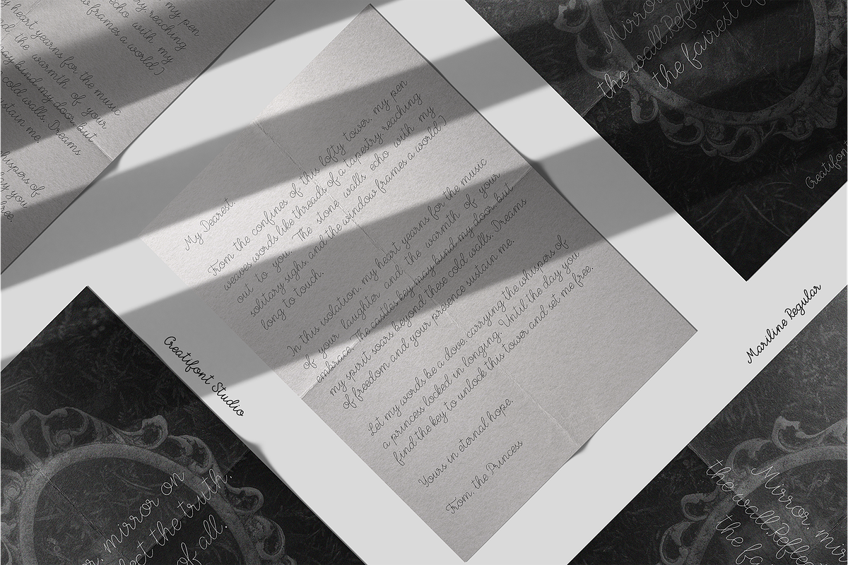 CF Mariline - Monoline Script, a Script Font by Indotype Foundry (Photo 2 of 10)