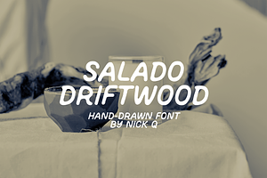 Salado Driftwood Hand Drawn Font