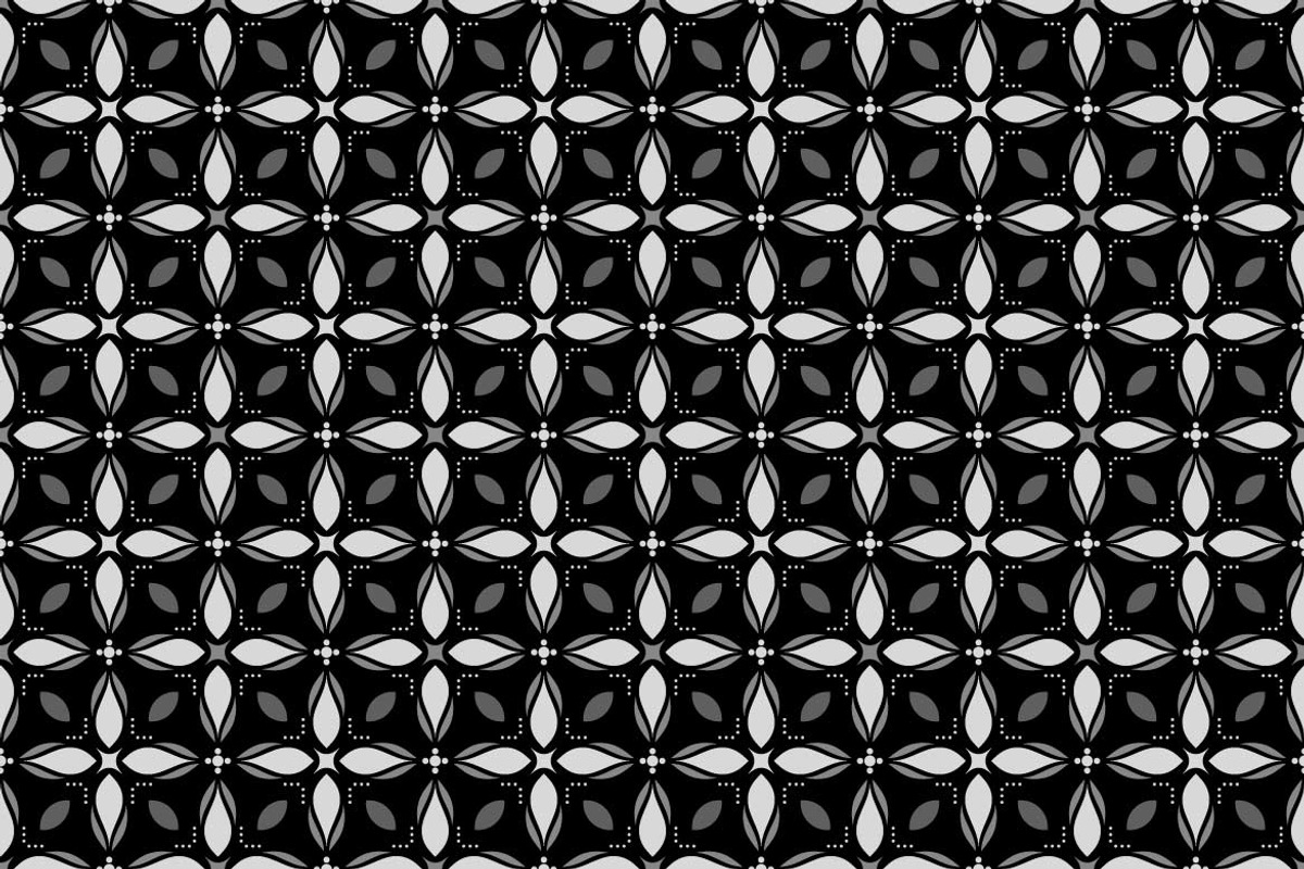 Seamless Pattern On Black Background, a Pattern Graphic by Mightyfire