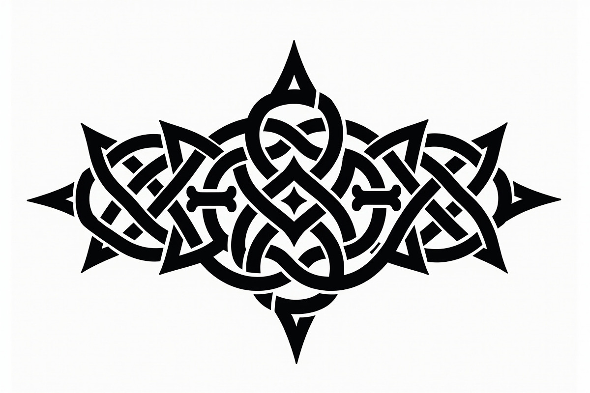 Celtic Knot Tribal Tattoo Bundle, an Illustration by Designs_River (Photo 7 of 9)