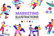 Marketing Illustrations, a Person Illustration by Prosymbols (Thumbnail 1 of 8)