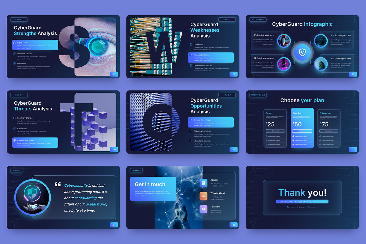 CyberGuard – Cybersecurity, a Presentation Template by Monsgraph Creative Studio (Photo 2 of 5)