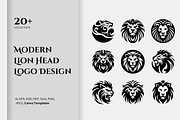 Modern Lion Logo Collection, a Branding & Logo Template by Brand_Hero (Thumbnail 1 of 11)