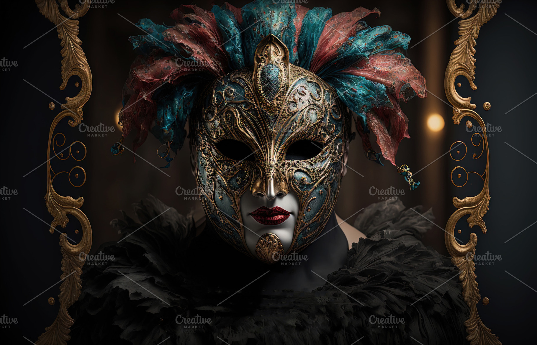 Venice Carnival mask for website, an Arts & Entertainment Photo by Shootdiem