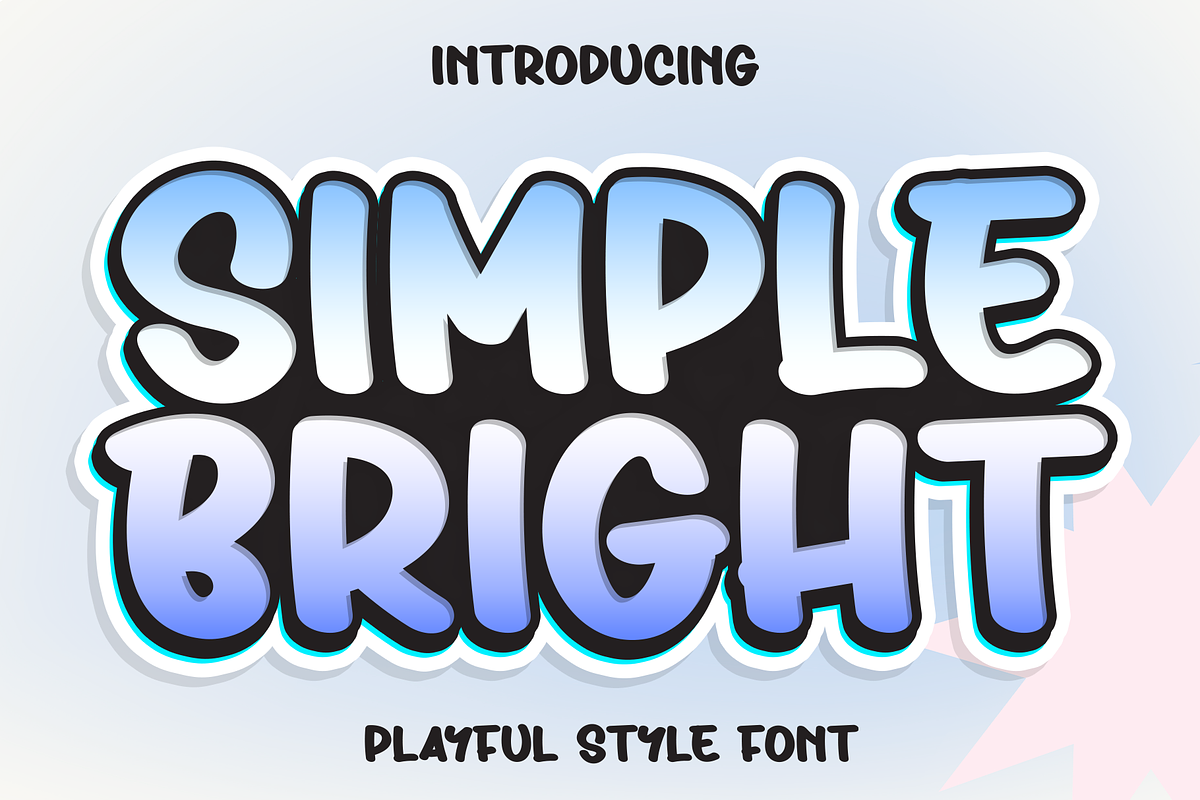 Simple Bright | Script Font, a Script Font by Scratchones (Photo 1 of 8)