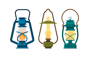 Vintage Camping Lantern Collection