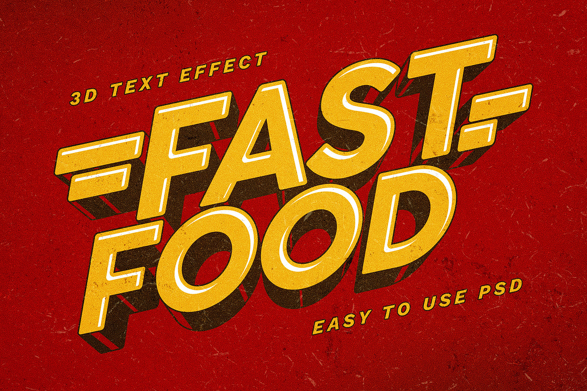Old School Bold Text Effects, a Layer Style Add-On by Andrew Skoch Design (Photo 8 of 9)