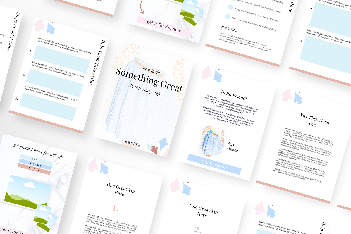 Essentials Canva Template Bundle, a Templates & Theme by VanessaRyan.co (Photo 2 of 2)