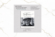 Funeral Welcome Sign B&W Canva FR003, a Poster Template by TyphoonStudio (Thumbnail 2 of 8)