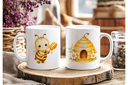 Honey Bee Clipart, an Animal Illustration by Villa 11 Estudio (Thumbnail 6 of 11)
