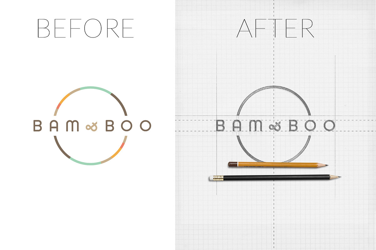 HAND SKETCHED LOGO ACTION & MOCKUP, a Pens & Pencil Mockup by Tropical Type (Photo 2 of 9)