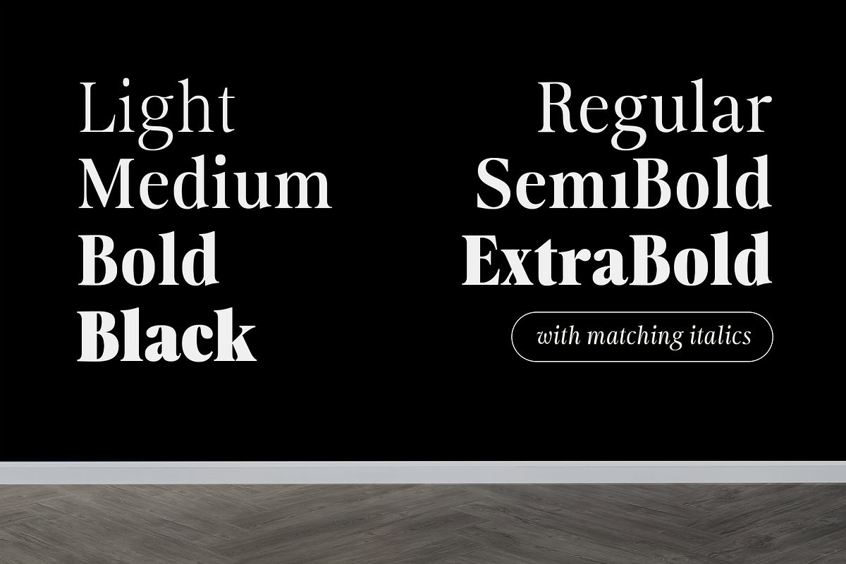 Moisette - 14 Fonts, a Serif Font by Nasir Udin (Photo 14 of 14)