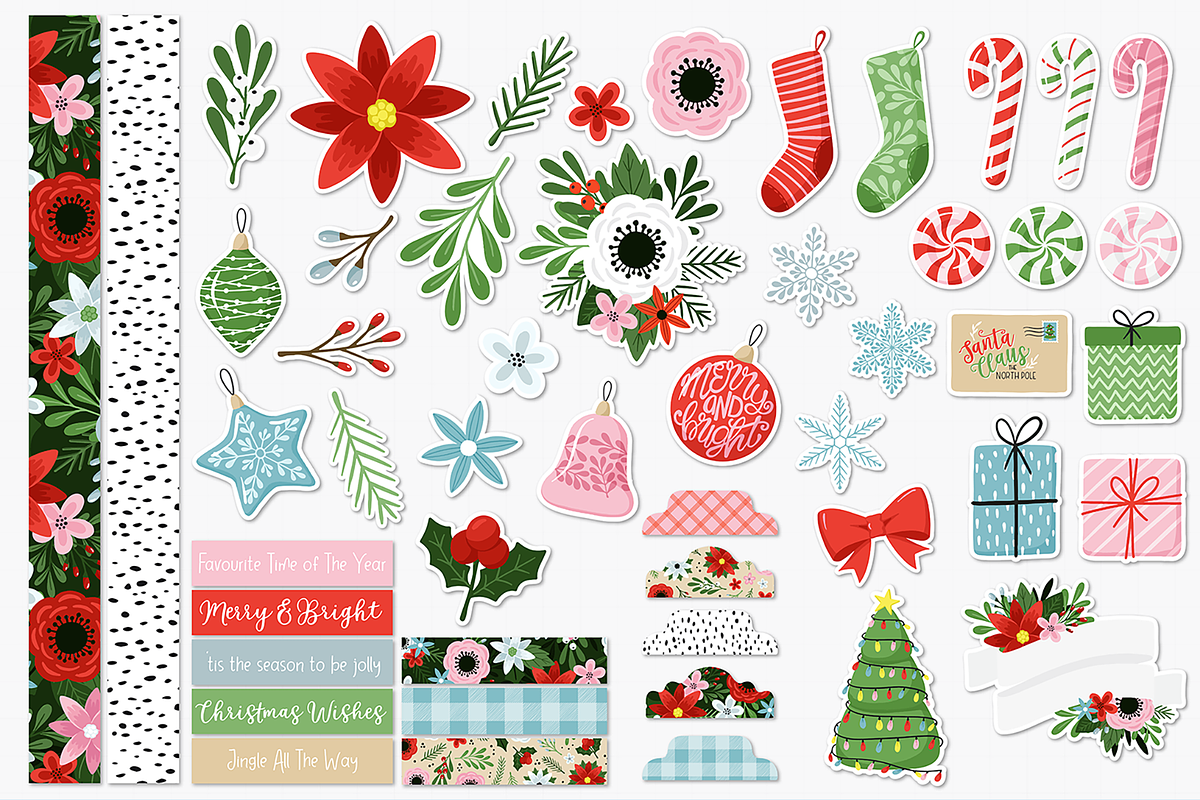 Seamless Christmas Digital Bundle, a Pattern Graphic by Paper Starr Studio (Photo 6 of 6)