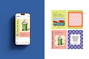 Vivid Vibes: Instagram Post Temp, a Social Media Template by Brighten Made (Thumbnail 3 of 5)