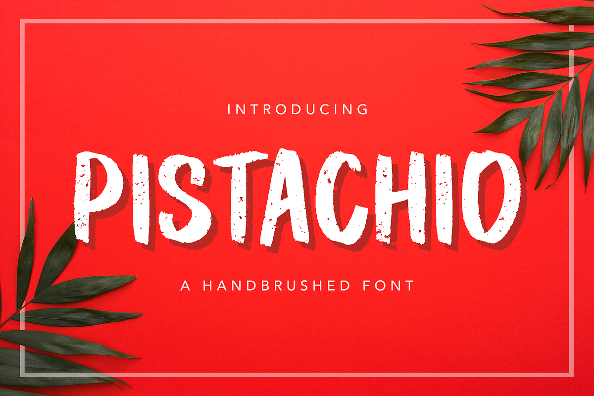 Pistachio Handbrushed Font, a Handwritten Font by peterdraw (Photo 1 of 8)