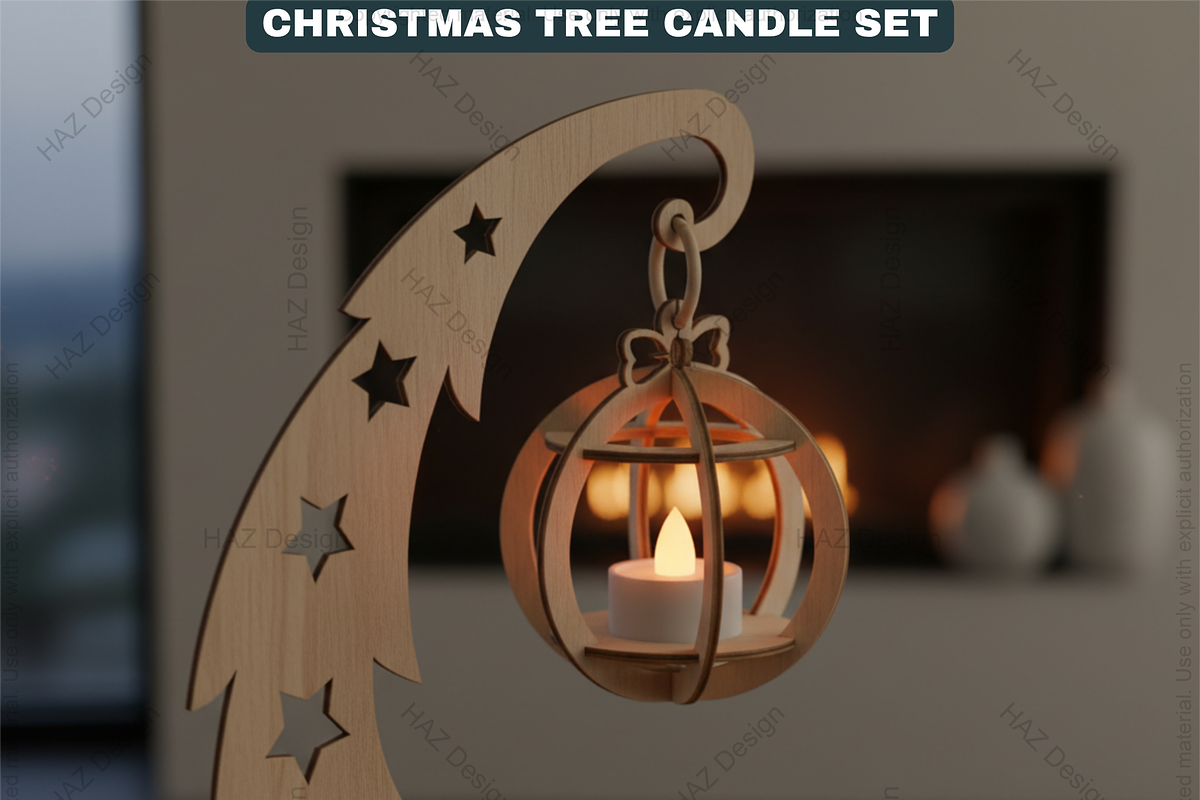 Christmas Tree Candle Holder Ornamen, a Templates & Theme by AtacanDigital (Photo 19 of 26)